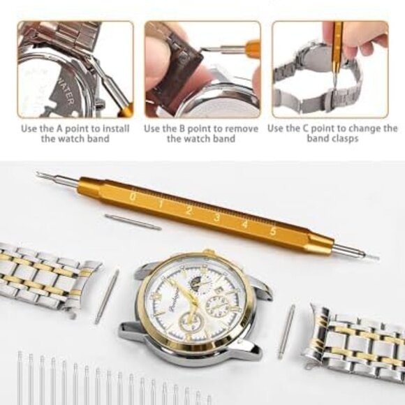 Watch Repair Tool Kit: 149 PCS Professional Watch Toolkit - Picture 6 of 6